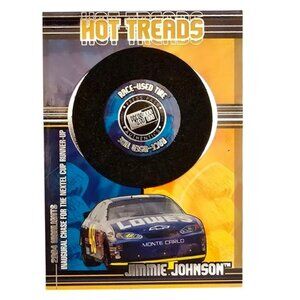 Nascar Jimmie Johnson Press Pass Trading Card Insert Race Used Tire 150/900 2005